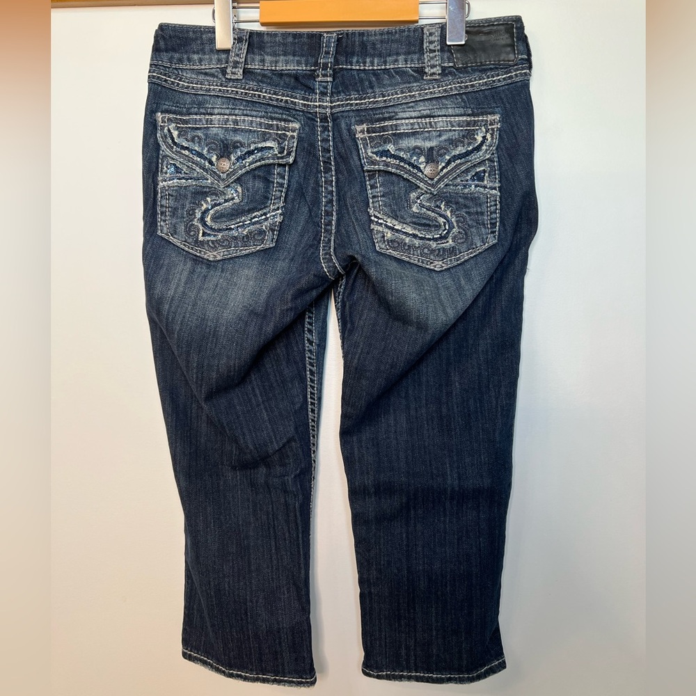 Silver Suki Capri size 31